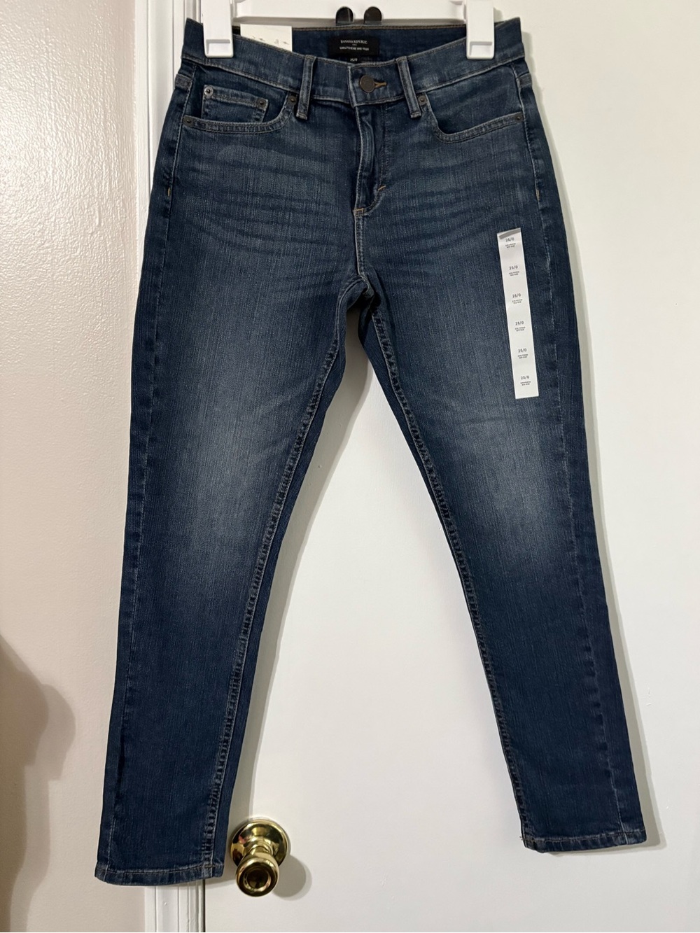 Banana Republic Girlfriend Midrise skinny jeans 25/0 new